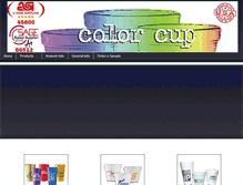 Tablet Screenshot of colorcup.com